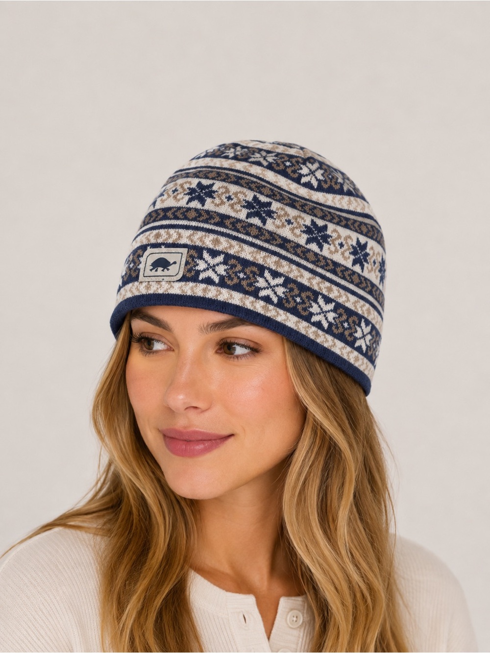 Turtle Fur Snow Day-Indigo Beanie